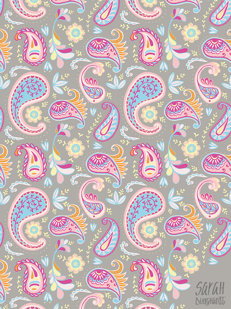 Paisley Pattern by sarah burghardt